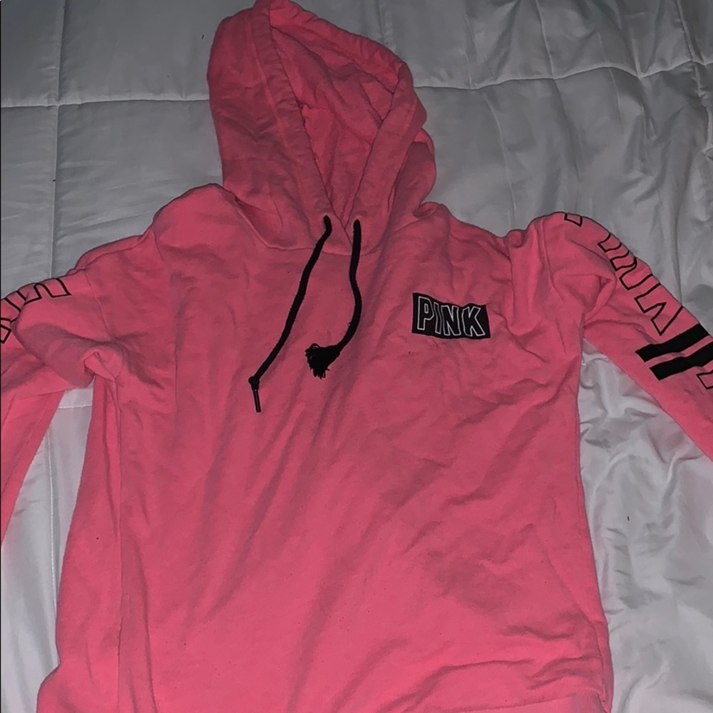 Pink Long Sleeve Hoodie